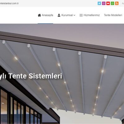 Farklı Tente Modellerinin Estetik Katkıları